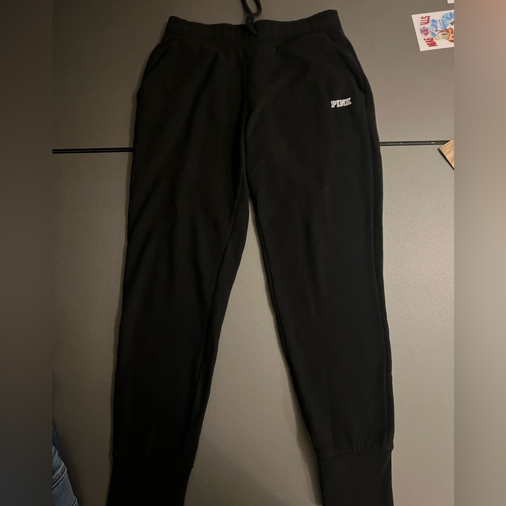 PINK black jogger sweatpants